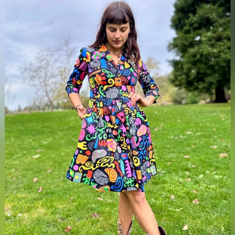 Nooworks “witchy ways” Betty dress size small - Picture 5 of 6